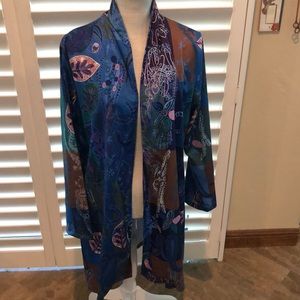 MISSLOOK stylish duster to be worn over tank or camisole. No buttons. 2 pockets.